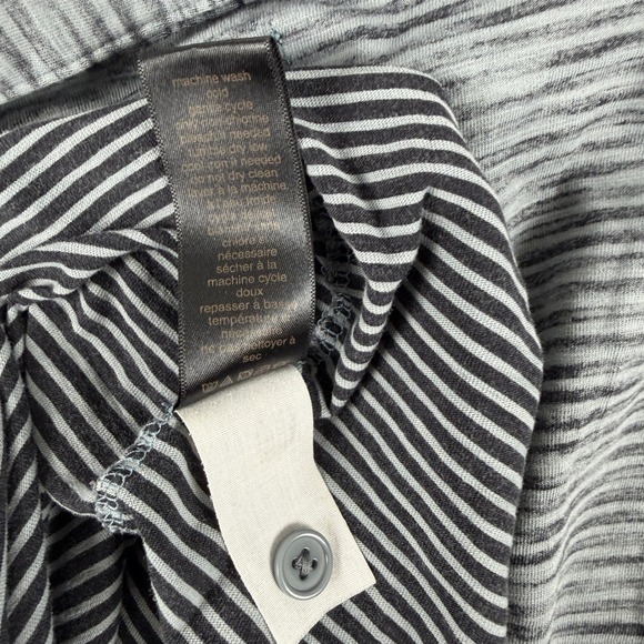 John Varvatos Polo Shirt Mens L Gray Striped Short Sleeve Casual Modern Fit - Picture 8 of 11